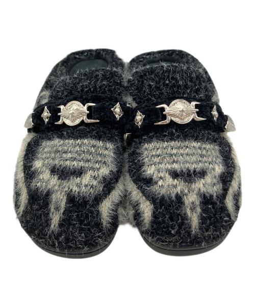 SUBU（スブ）SUBU (スブ) TOGA (トーガ) KNIT SLIP-ON TOGA×SUBU ブラック サイズ:26cmの古着・服飾アイテム