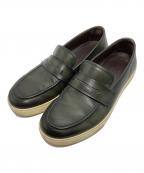 ERMENEGILDO ZEGNAエルメネジルド・ゼニア）の古着「コインローファー」｜グリーン