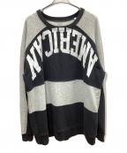 WILLY CHAVARRIAウィリーチャバリア）の古着「スウェット」｜ブラック×グレー