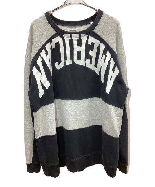 WILLY CHAVARRIA（ウィリーチャバリア）WILLY CHAVARRIA (ウィリーチャバリア) スウェット ブラック×グレー サイズ:Mの古着・服飾アイテム