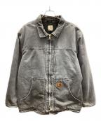 CarHarttカーハート）の古着「CarHartt　シェルパラインド サンドストーン リッジ コート」｜グレー