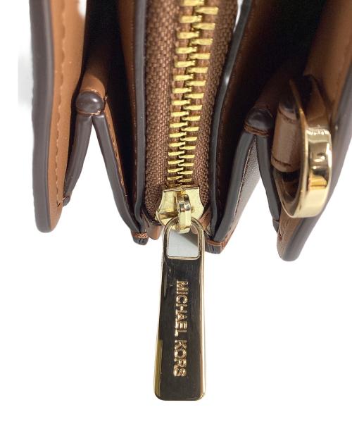 MICHAEL KORS（マイケル・コース）MICHAEL KORS (マイケル・コース) MICHAEL KORS　SHEILA センタージップ サッチェル スモール - MKシグネチャー ブラウン サイズ:　の古着・服飾アイテム