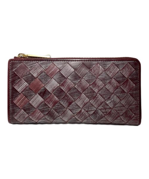 cocomeister（ココマイスター）COCOMEISTER (ココマイスター) ザオークバーク ドレッドノート長財布 レッド 未使用品の古着・服飾アイテム