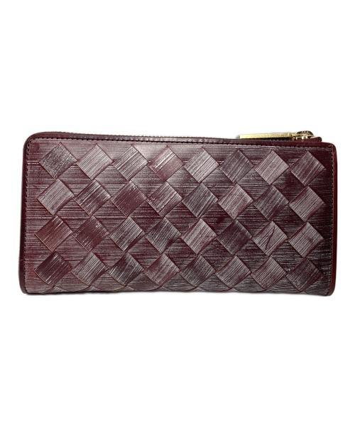 cocomeister（ココマイスター）COCOMEISTER (ココマイスター) ザオークバーク ドレッドノート長財布 レッド 未使用品の古着・服飾アイテム