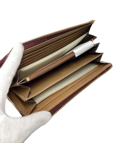 cocomeister（ココマイスター）COCOMEISTER (ココマイスター) ザオークバーク ドレッドノート長財布 レッド 未使用品の古着・服飾アイテム