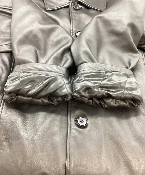 GIANNI VALENTINO（ジャンニバレンチノ）GIANNI VALENTINO (ジャンニバレンチノ) GIANNI VALENTINO　レザージャケット ブラック サイズ:Mの古着・服飾アイテム