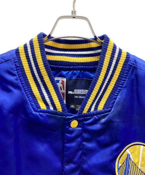 NBA（エヌビーエー）NBA (エヌビーエー) JH Design (ジェイエイチデザイン) スタジャン ブルー サイズ:XLの古着・服飾アイテム