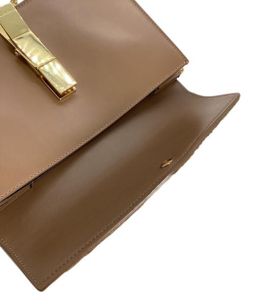 ZANCHETTI（ザンケッティー）ZANCHETTI (ザンケッティー) ザンケッティ　チェーンショルダーバッグ ブラウンの古着・服飾アイテム