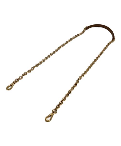 ZANCHETTI（ザンケッティー）ZANCHETTI (ザンケッティー) ザンケッティ　チェーンショルダーバッグ ブラウンの古着・服飾アイテム