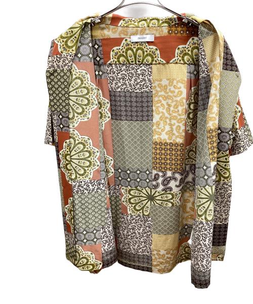 INHERIT（インヘリット）INHERIT (インヘリット) チェックドライワッシャーシャツ イエロー×オレンジ サイズ:Lの古着・服飾アイテム