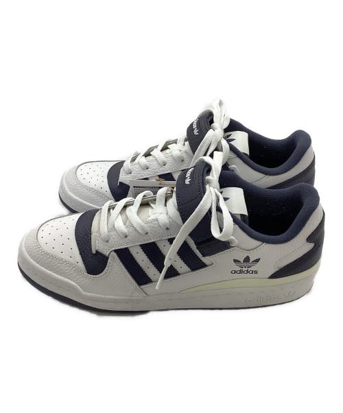adidas（アディダス）adidas (アディダス)  adidas FORUM LOW ホワイト×ブルー サイズ:27.5の古着・服飾アイテム