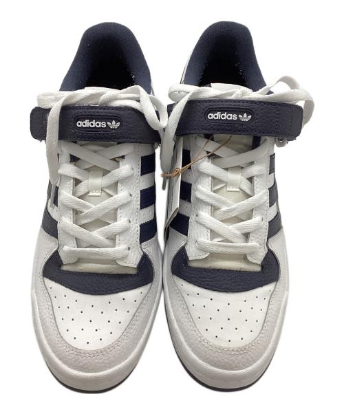 adidas（アディダス）adidas (アディダス)  adidas FORUM LOW ホワイト×ブルー サイズ:27.5の古着・服飾アイテム