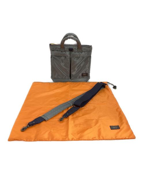 PORTER（ポーター）PORTER (ポーター) PORTER / PX TANKER　2WAY HELMET BAG カーキの古着・服飾アイテム