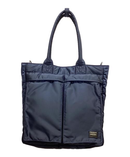 PORTER（ポーター）PORTER (ポーター) PORTER / TANKER　TOTE BAG ネイビーの古着・服飾アイテム