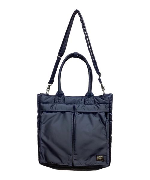 PORTER（ポーター）PORTER (ポーター) PORTER / TANKER　TOTE BAG ネイビーの古着・服飾アイテム
