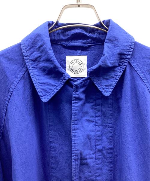 ORCIVAL（オーシバル）ORCIVAL (オーシバル) Garment Dye Poplin A-line Raglan Coat ブルー サイズ:不明の古着・服飾アイテム
