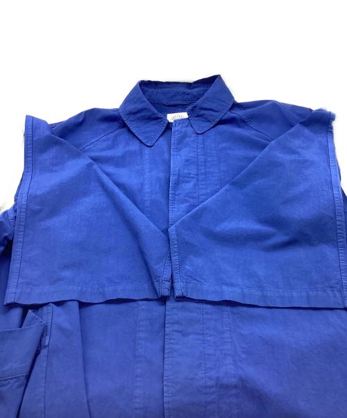 ORCIVAL（オーシバル）ORCIVAL (オーシバル) Garment Dye Poplin A-line Raglan Coat ブルー サイズ:不明の古着・服飾アイテム