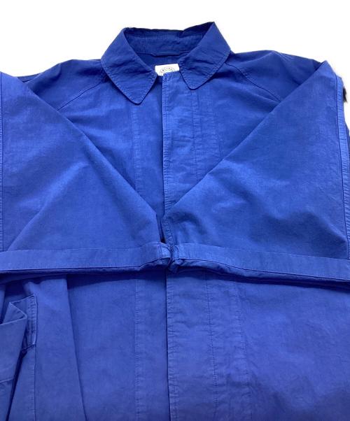 ORCIVAL（オーシバル）ORCIVAL (オーシバル) Garment Dye Poplin A-line Raglan Coat ブルー サイズ:不明の古着・服飾アイテム