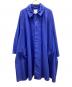 ORCIVAL（オーシバル）の古着「Garment Dye Poplin A-line Raglan Coat」｜ブルー