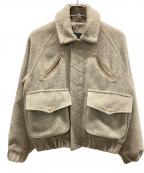 Ballsy.Brothersボールジーブラザーズ）の古着「フェイクウールジャケット」｜ベージュ