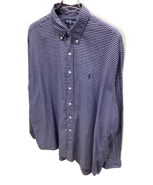 POLO RALPH LAUREN（ポロ・ラルフローレン）POLO RALPH LAUREN (ポロ・ラルフローレン) 長袖シャツ ネイビー サイズ:XLの古着・服飾アイテム