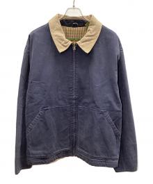Timberland（ティンバーランド）の古着「Timberland　ダックジャケット」｜ネイビー×ベージュ
