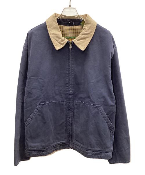 Timberland（ティンバーランド）Timberland (ティンバーランド) Timberland　ダックジャケット ネイビー×ベージュ サイズ:XLの古着・服飾アイテム