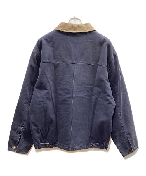 Timberland（ティンバーランド）Timberland (ティンバーランド) Timberland　ダックジャケット ネイビー×ベージュ サイズ:XLの古着・服飾アイテム