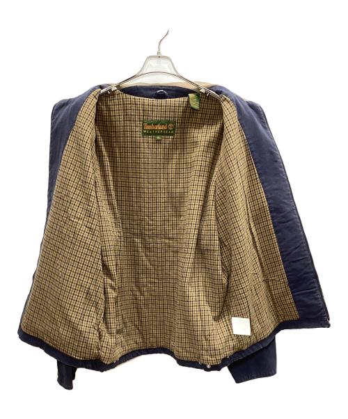 Timberland（ティンバーランド）Timberland (ティンバーランド) Timberland　ダックジャケット ネイビー×ベージュ サイズ:XLの古着・服飾アイテム