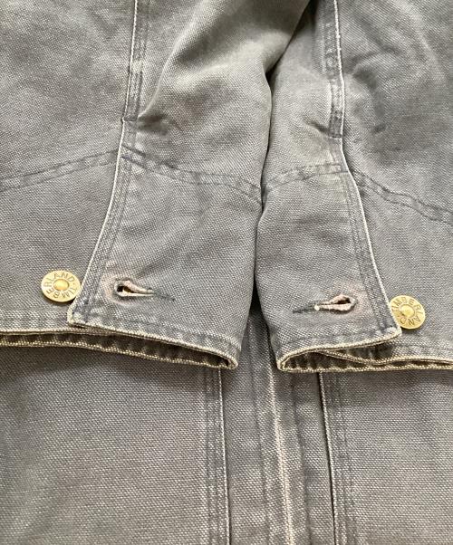 Timberland（ティンバーランド）Timberland (ティンバーランド) Timberland　ダックジャケット ネイビー×ベージュ サイズ:XLの古着・服飾アイテム