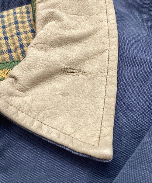 Timberland（ティンバーランド）Timberland (ティンバーランド) Timberland　ダックジャケット ネイビー×ベージュ サイズ:XLの古着・服飾アイテム