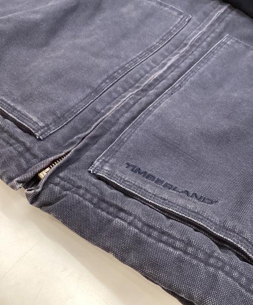 Timberland（ティンバーランド）Timberland (ティンバーランド) Timberland　ダックジャケット ネイビー×ベージュ サイズ:XLの古着・服飾アイテム