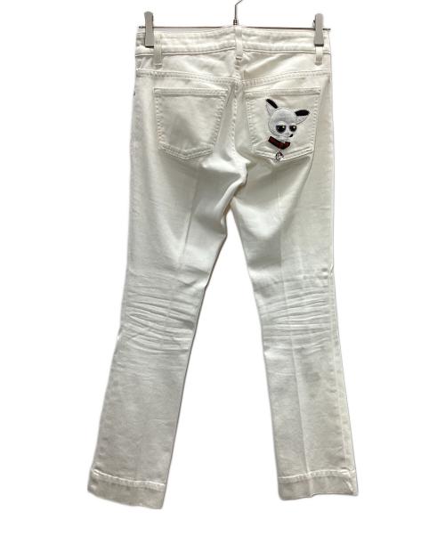 GUCCI（グッチ）GUCCI (グッチ) GUCCI　スキニーパンツ ホワイト サイズ:36の古着・服飾アイテム