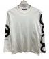 COMME des GARCONS（コムデギャルソン）の古着「長袖Tシャツ」｜ホワイト×ブラック