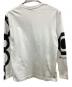 COMME des GARCONS (コムデギャルソン) 長袖Tシャツ ホワイト×ブラック サイズ:M：8000円