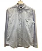 stussyステューシー）の古着「オックスフォードシャツ」｜ブルー