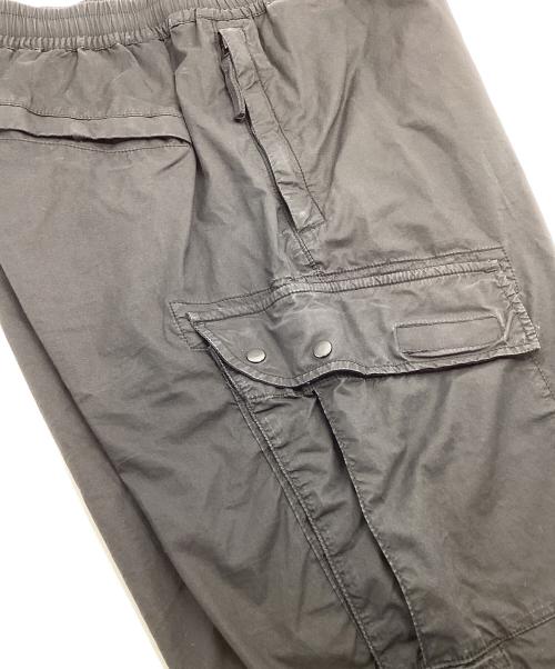STONE ISLAND（ストーンアイランド）STONE ISLAND (ストーンアイランド) ガーメントダイコットンストレッチシャーリングテーパードカーゴパンツ ブラック サイズ:W31の古着・服飾アイテム