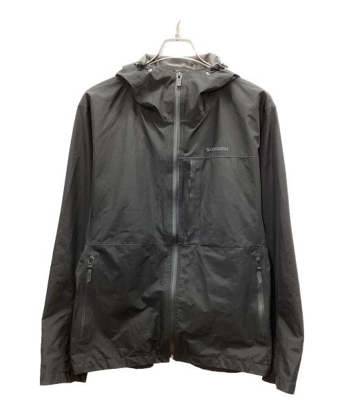 SHIMANO（シマノ）SHIMANO (シマノ) SHIMANO　ゴアテックス ベーシックレインスーツ ブラック サイズ:XLの古着・服飾アイテム