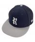New Era（ニューエラ）の古着「キャップ」｜ネイビー×グレー