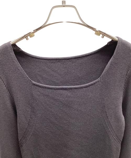 STUDIOUS（ステュディオス）STUDIOUS (ステュディオス) SQUARE RIB KNIT スクエアリブニット グレー サイズ:FREEの古着・服飾アイテム