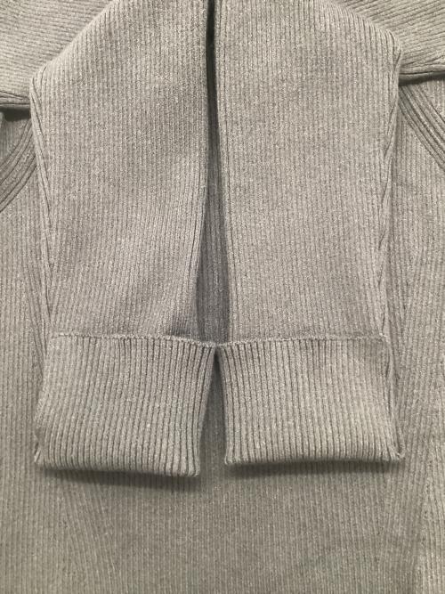 STUDIOUS（ステュディオス）STUDIOUS (ステュディオス) SQUARE RIB KNIT スクエアリブニット グレー サイズ:FREEの古着・服飾アイテム