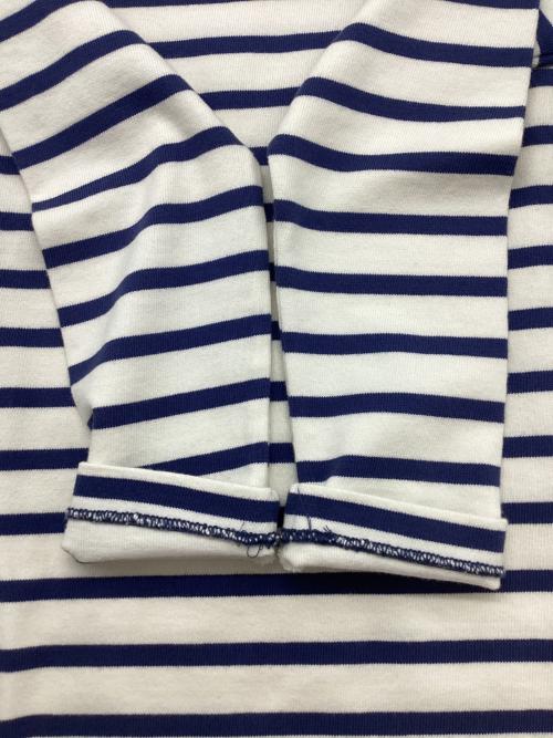 POLO RALPH LAUREN（ポロ・ラルフローレン）POLO RALPH LAUREN (ポロ・ラルフローレン) 長袖ワンピース ネイビー×ホワイト サイズ:XS 未使用品の古着・服飾アイテム