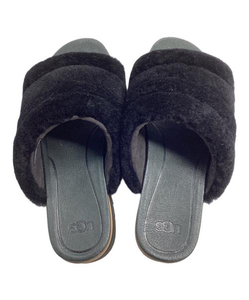 UGG（アグ）UGG (アグ) Fluff Yeah Sandal　フラッフイヤーサンダル ブラック サイズ:25の古着・服飾アイテム