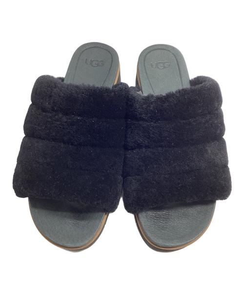 UGG（アグ）UGG (アグ) Fluff Yeah Sandal　フラッフイヤーサンダル ブラック サイズ:25の古着・服飾アイテム