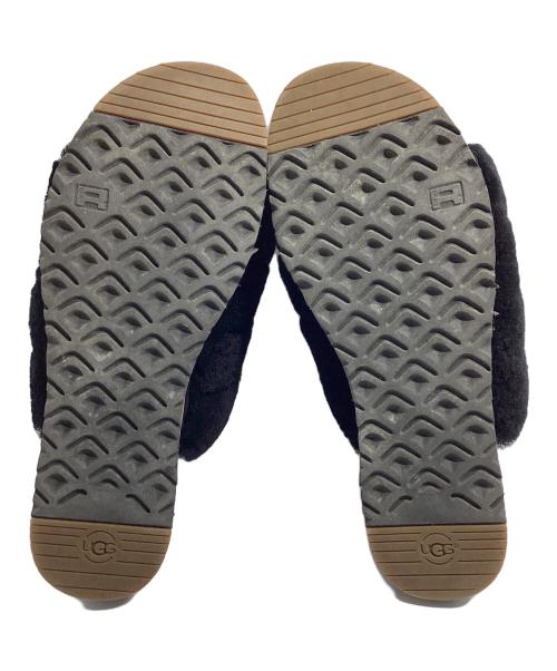 UGG（アグ）UGG (アグ) Fluff Yeah Sandal　フラッフイヤーサンダル ブラック サイズ:25の古着・服飾アイテム