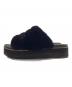 UGG (アグ) Fluff Yeah Sandal　フラッフイヤーサンダル ブラック サイズ:25：5000円