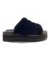 中古・古着 UGG (アグ) Fluff Yeah Sandal　フラッフイヤーサンダル ブラック サイズ:25：5000円