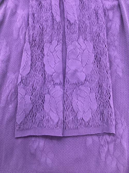 Chacott（チャコット）Chacott (チャコット) ノーソーイングニット パープル サイズ:Mの古着・服飾アイテム