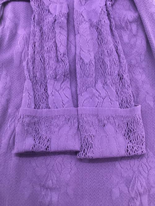 Chacott（チャコット）Chacott (チャコット) ノーソーイングニット パープル サイズ:Mの古着・服飾アイテム