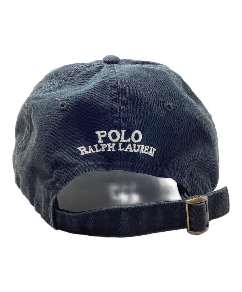 POLO RALPH LAUREN（ポロ・ラルフローレン）POLO RALPH LAUREN (ポロ・ラルフローレン) ポロベア刺繍キャップ ブラックの古着・服飾アイテム